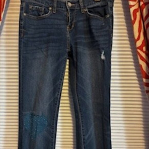 Aeropostale Skinny Jeans, size 4, slim through leg and thigh, Faded dark wash, - Picture 3 of 8